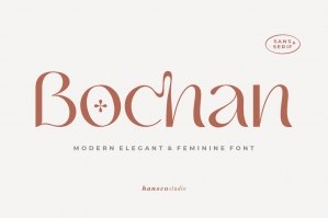 Bochan - Elegant Feminine Font