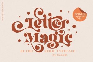 Letter Magic - Retro Serif Font