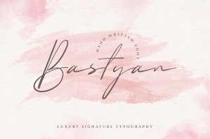 Bastyan - Signature Font
