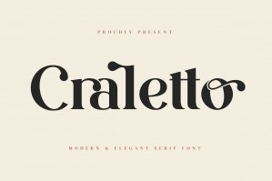 Craletto - Stylish Ligature Font