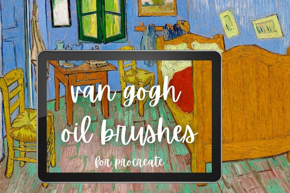 Vincent Van Gogh Style Procreate Oil Pack