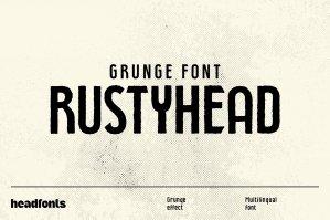 Rustyhead Typeface | Font