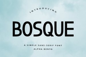 Bosque Font