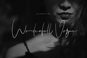 Wonderfull Vogue - Signature Font