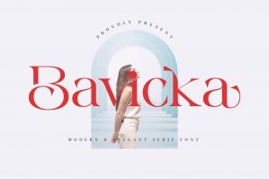 Bavicka - Stylish Ligature Font
