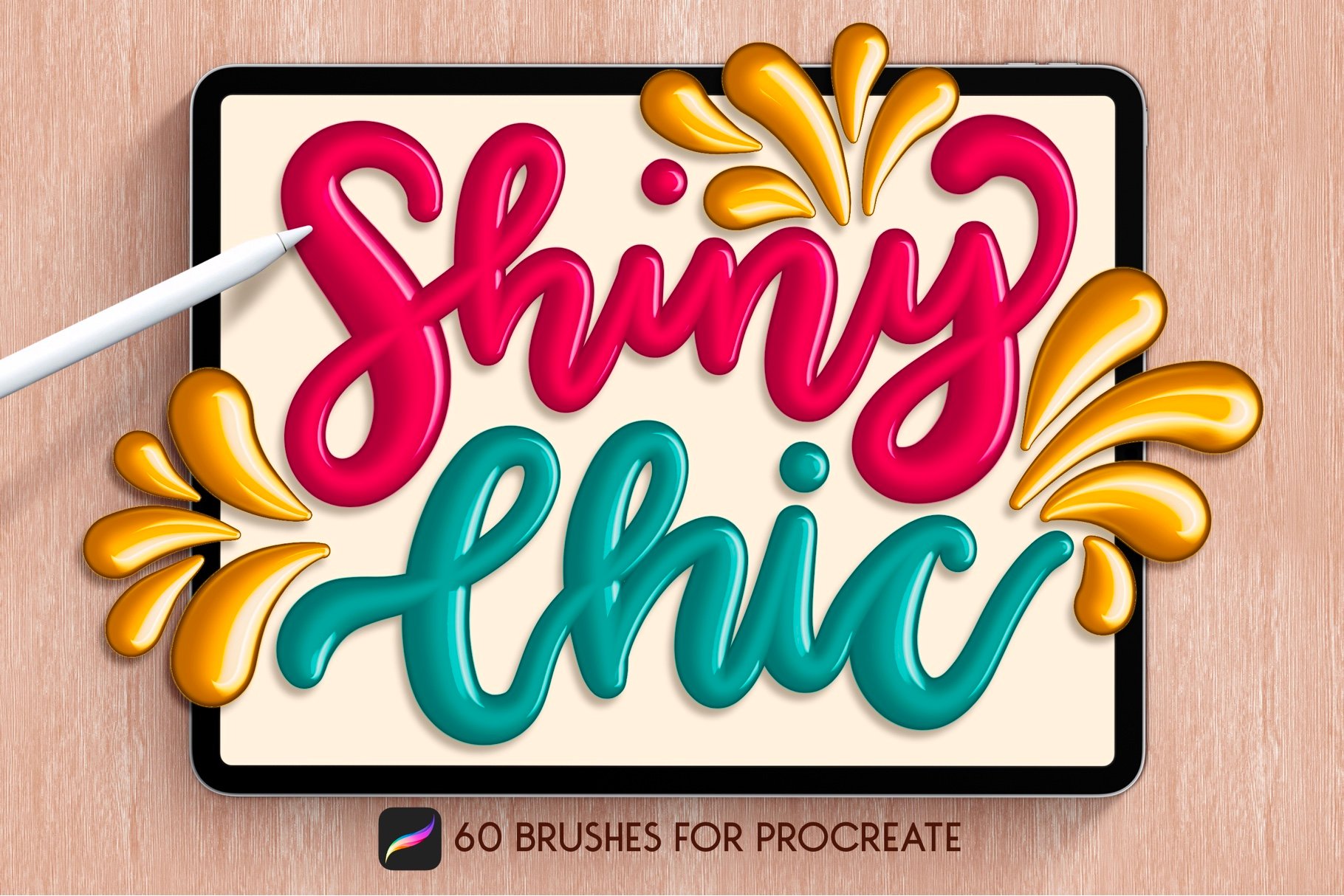 shiny chic procreate brushes free
