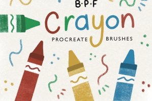 Bpf Crayon Procreate Brushes