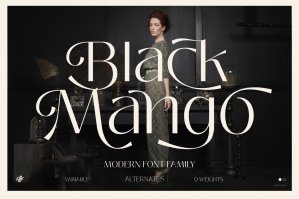Black Mango - Modern Beauty Font