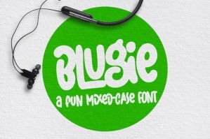 Blugie - A Fun Mixed-Case Font