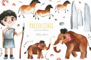 Paleolithic Watercolor Collection