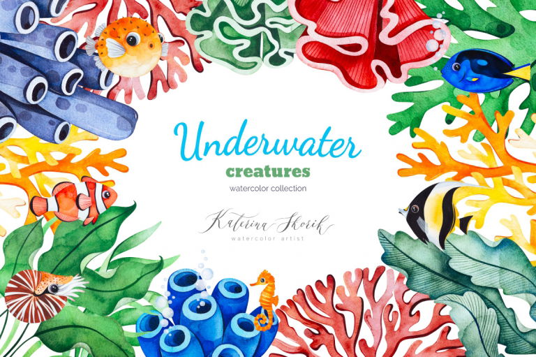 Underwater Creatures - Design Cuts