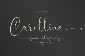 Carolline - Modern And Organic Calligraphy Font