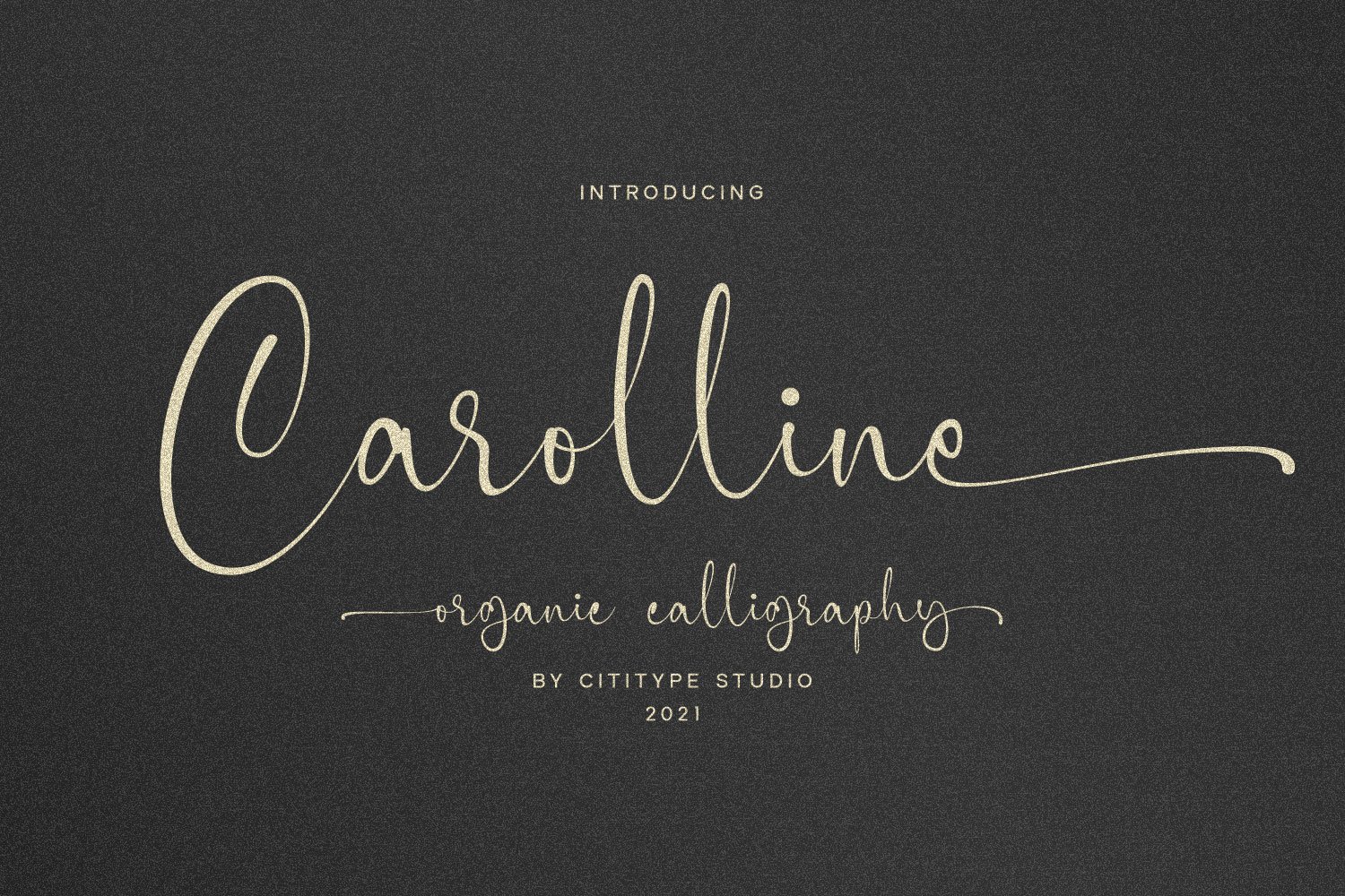Carolline - Modern And Organic Calligraphy Font