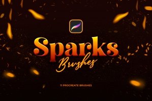 Sparks Procreate Brushes