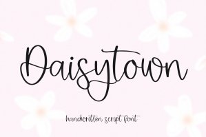 Daisytown - Handwritten Script Font