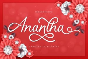 Anantha - Script Font