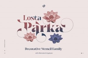 Losta Parka - Decorative Stencil Family