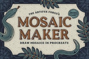 Mosaic Maker - Procreate Brushes & Patterns
