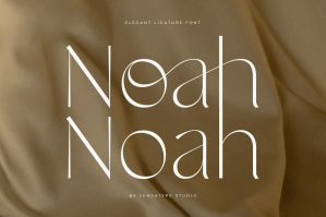 Noah - Elegant Ligature Font