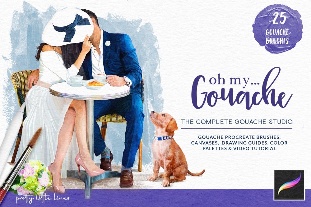 Oh My Gouache – The Complete Gouache Studio