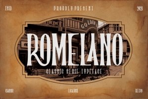 Romelano - Serif Font
