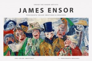 James Ensor's Procreate Brushes & Color Swatches