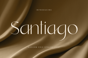 Santiago - Modern Chic Stylish Font