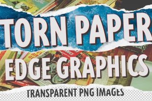 Torn Paper Edge Png Graphics