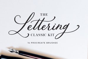 Classic Lettering And Calligraphy Brushes For Procreate