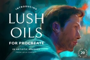 Lush Oils Brushes For Painting In Procreate