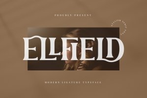 Ellfield - Stylish Ligature Font
