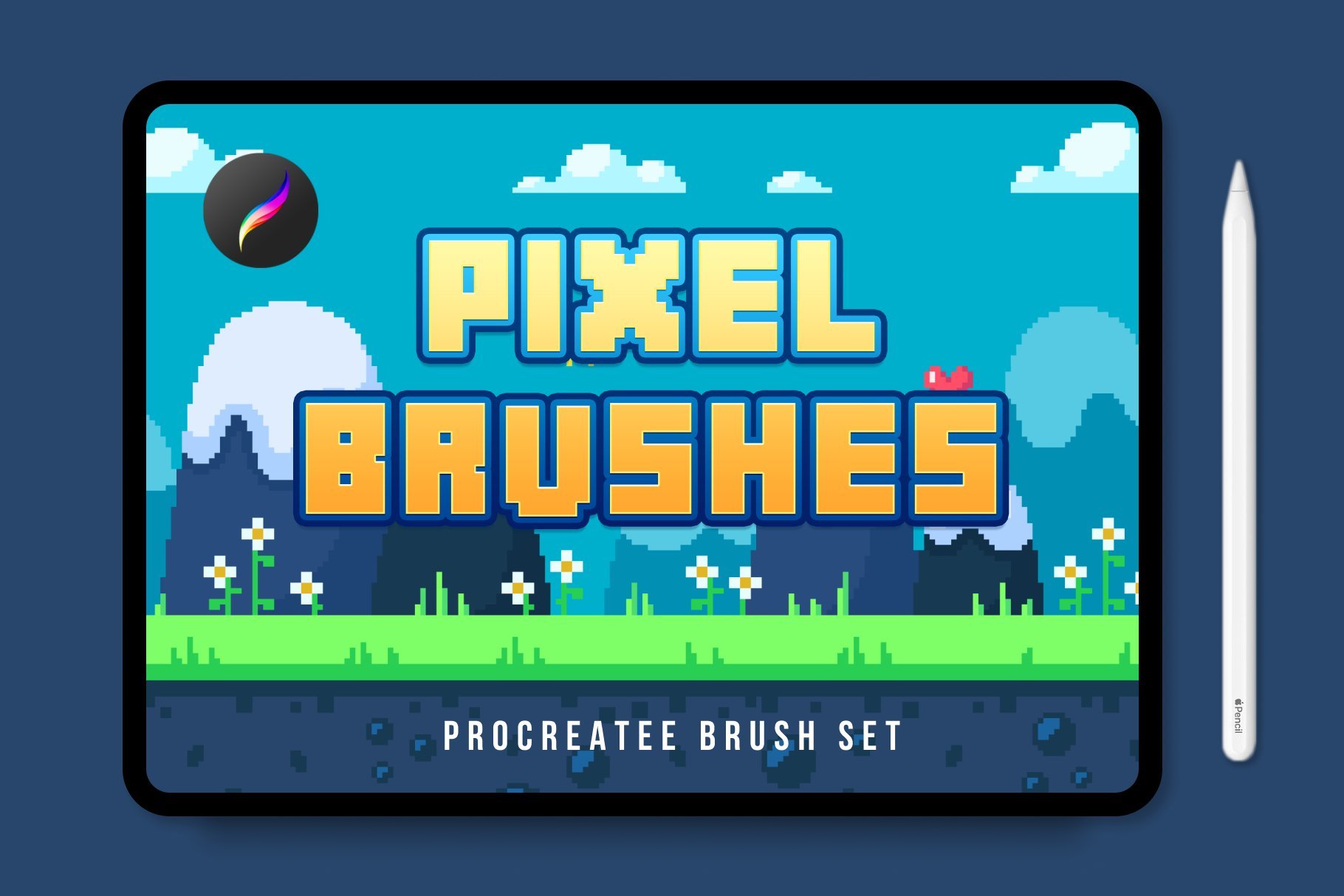 pixel procreate brush free