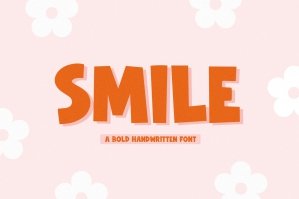 Smile - Handwritten Font With Extras
