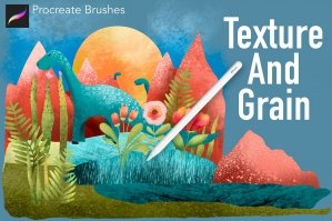 Texture & Grain Procreate Brushes