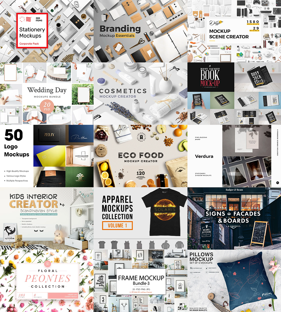 The Ultimate Mockup Collection - Curated From Best Sellers Of Past Bundles