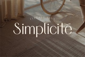 Simplicite - Elegant Sans Serif