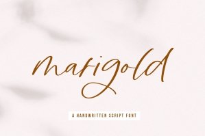 Marigold - Handwritten Script Font