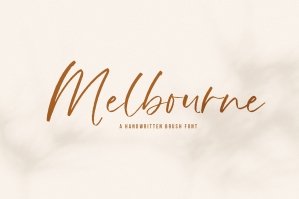 Melbourne - Handwritten Script Font