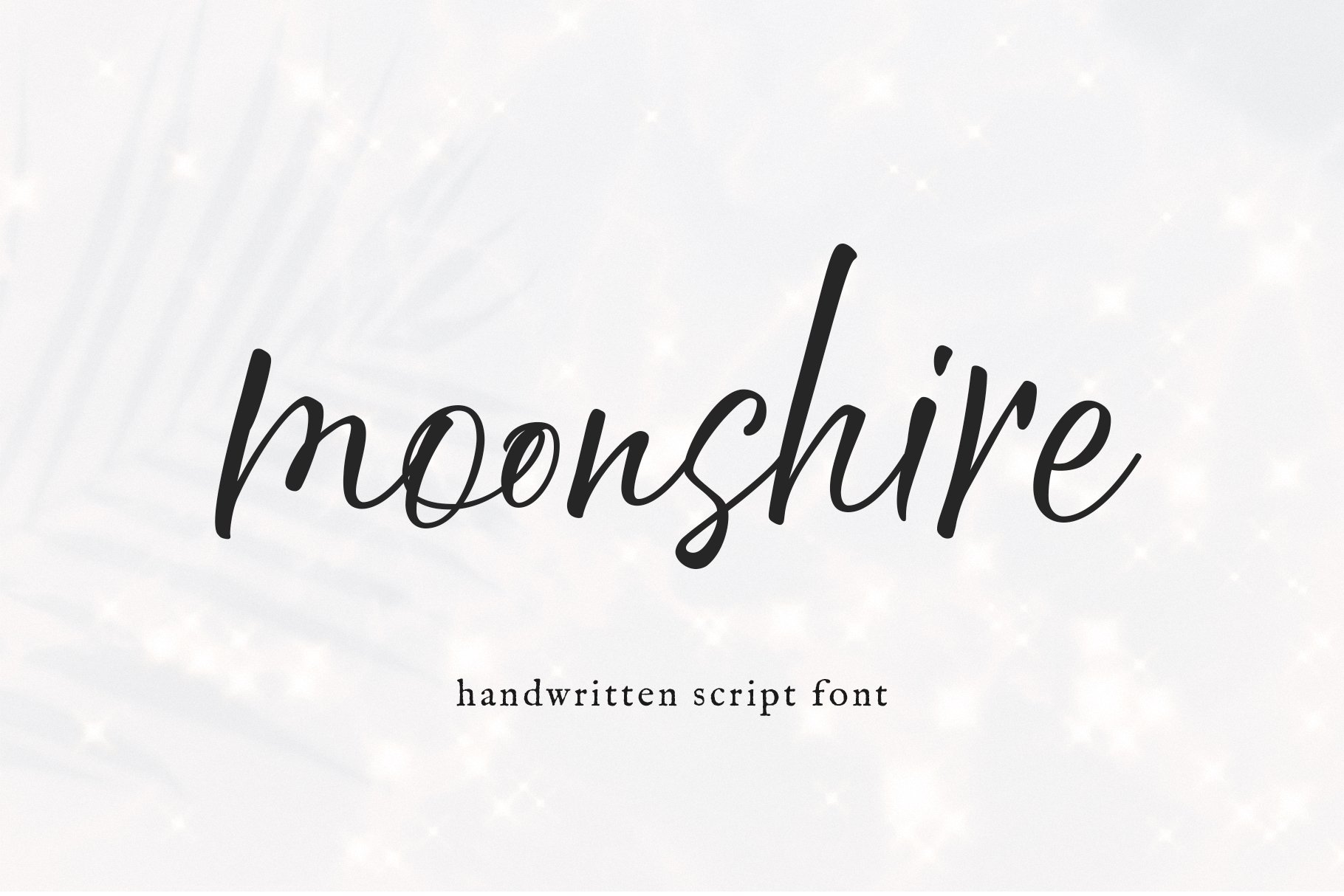 Moonshire - Handwritten Script Font - Design Cuts