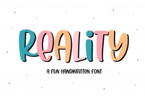 Reality - Fun Handwritten Font