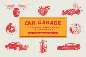 Car Garage - Illustrations