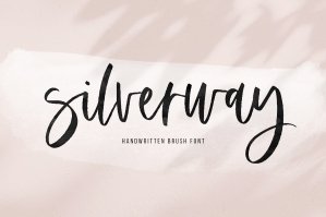 Silverway - Handwritten Brush Font