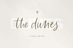 The Dunes - Script Serif Font Duo