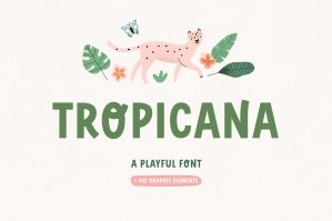 Tropicana | Playful Font