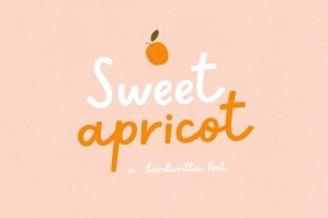 Sweet Apricot | Handwritten Font