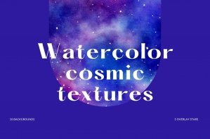 Watercolour Cosmic Textures