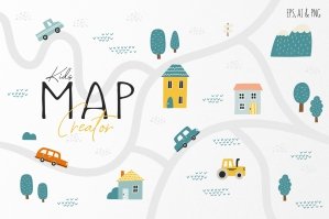 Kid's Map Creator Set