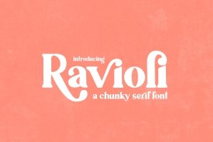 Ravioli Serif Font