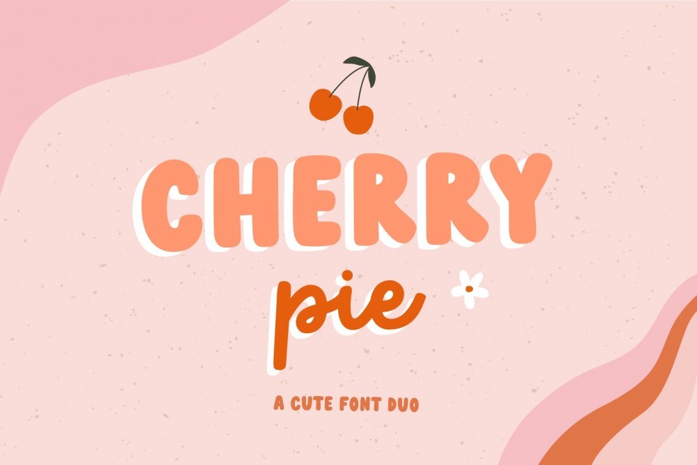 Cherry Pie Food Font