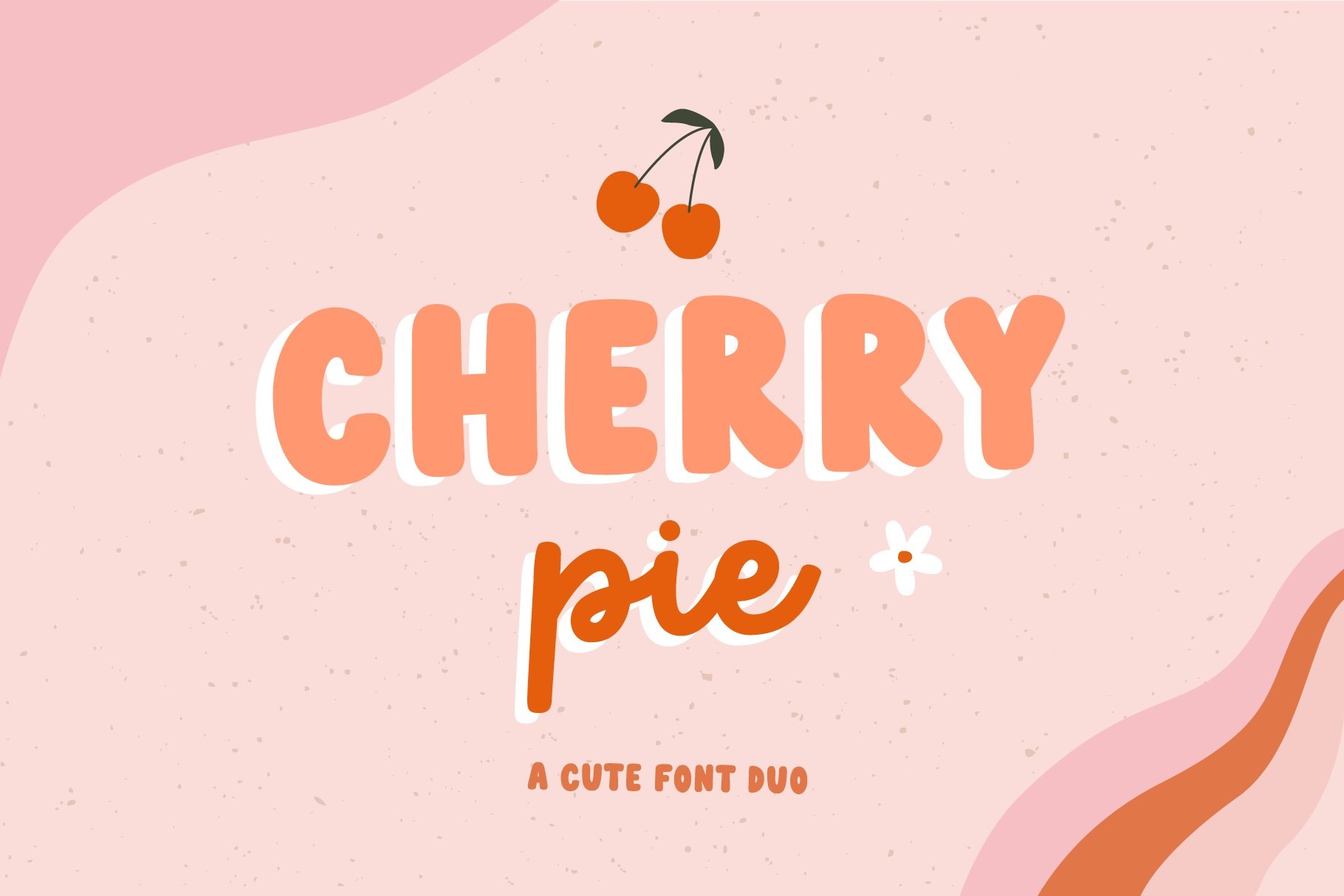 Cherry Pie | Font Duo - Design Cuts